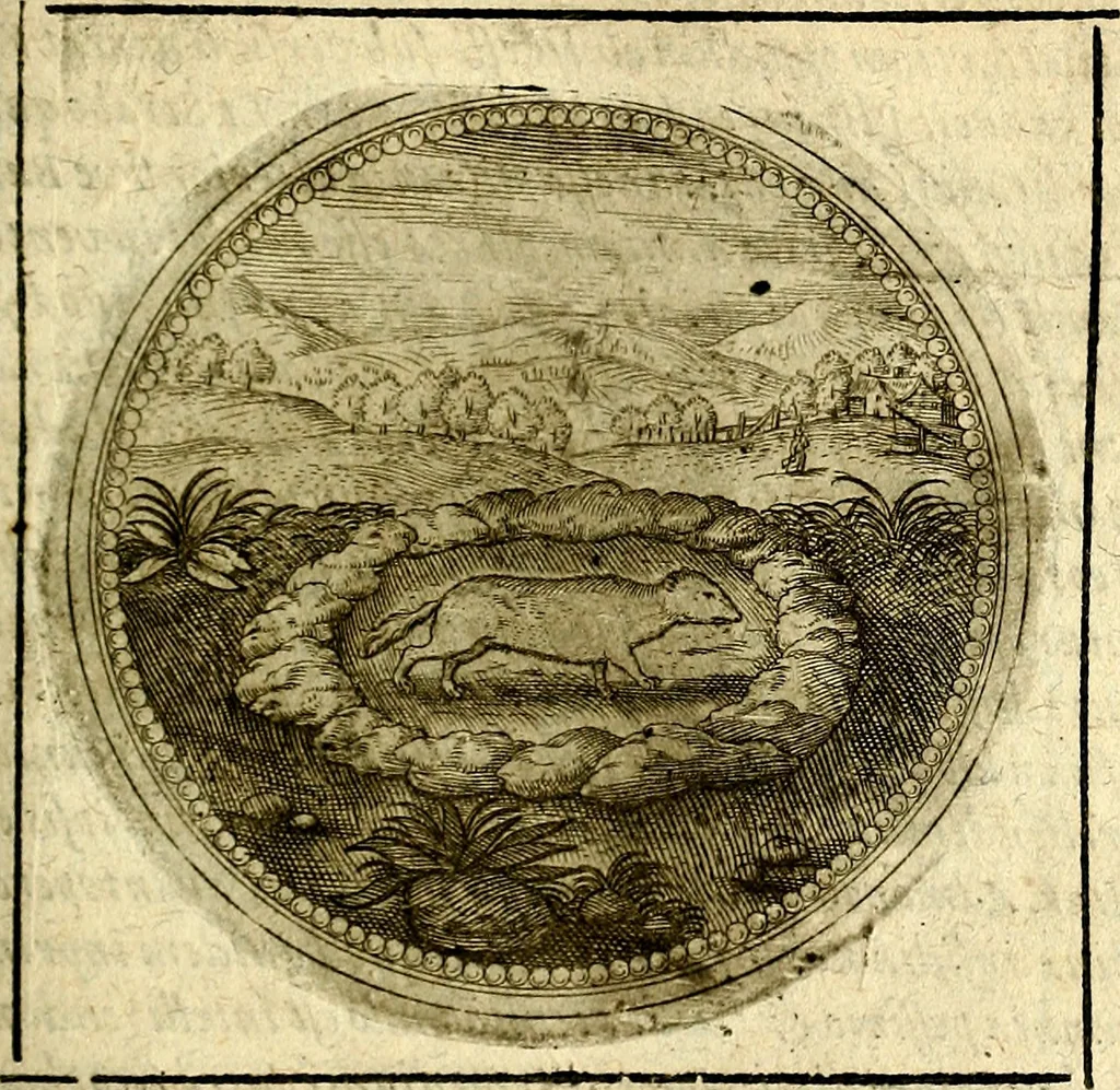 An illustration from Symbolor & emblematum ... centuria una [-quarta], 1661, leaf 368