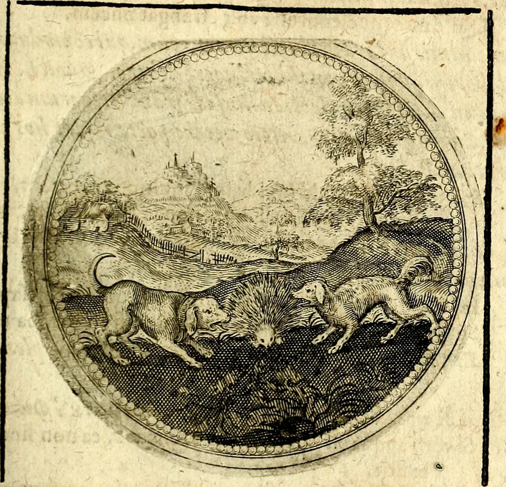 An illustration from Symbolor & emblematum ... centuria una [-quarta], 1661, leaf 378