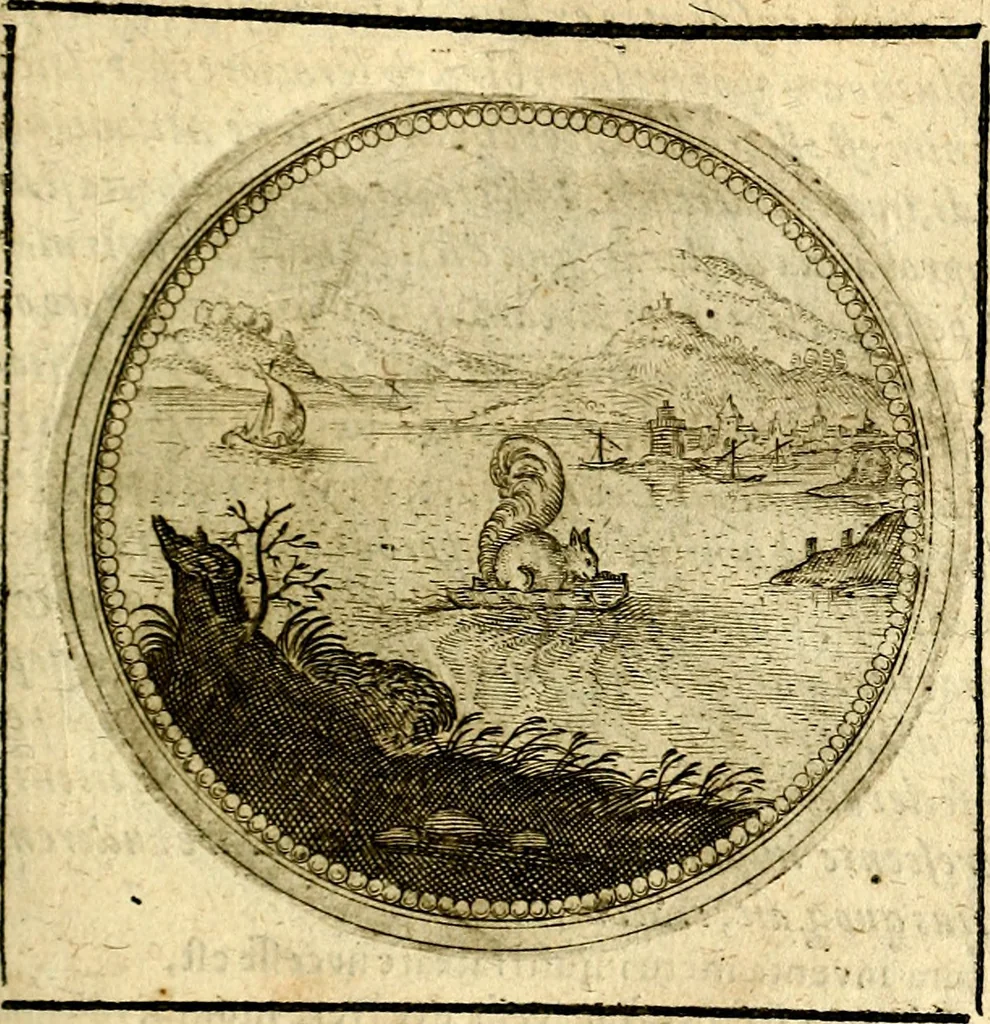 An illustration from Symbolor & emblematum ... centuria una [-quarta], 1661, leaf 382