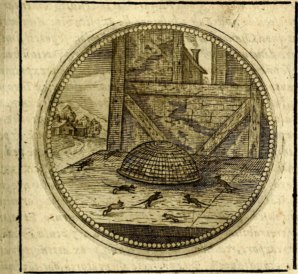 An illustration from Symbolor & emblematum ... centuria una [-quarta], 1661, leaf 384