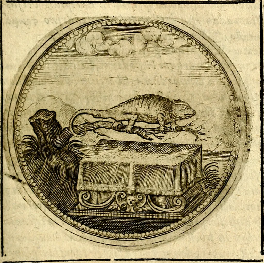 An illustration from Symbolor & emblematum ... centuria una [-quarta], 1661, leaf 386
