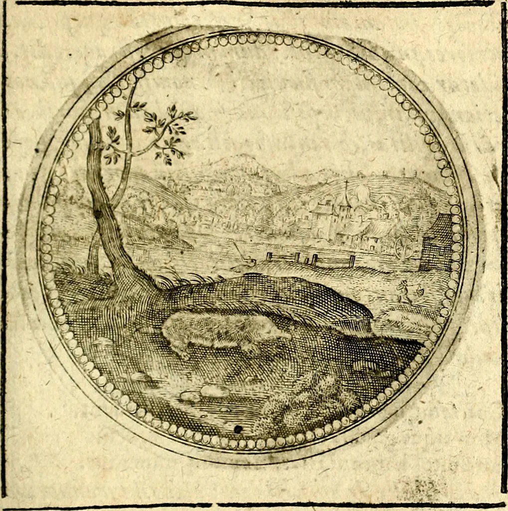 An illustration from Symbolor & emblematum ... centuria una [-quarta], 1661, leaf 394