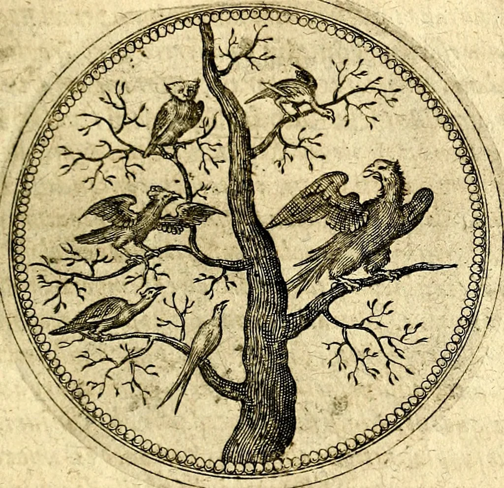 An illustration from Symbolor & emblematum ... centuria una [-quarta], 1661, leaf 424