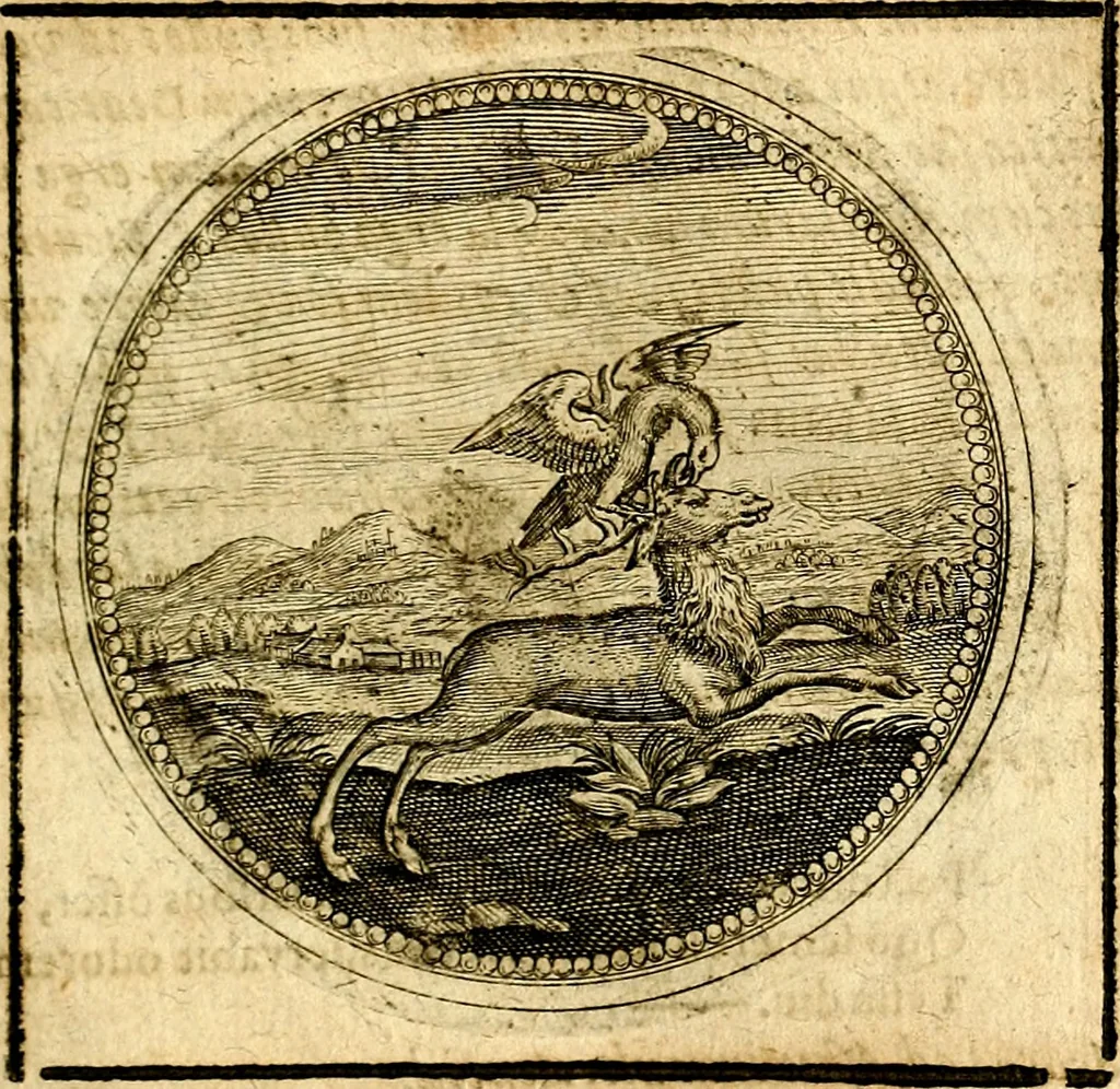 An illustration from Symbolor & emblematum ... centuria una [-quarta], 1661, leaf 434