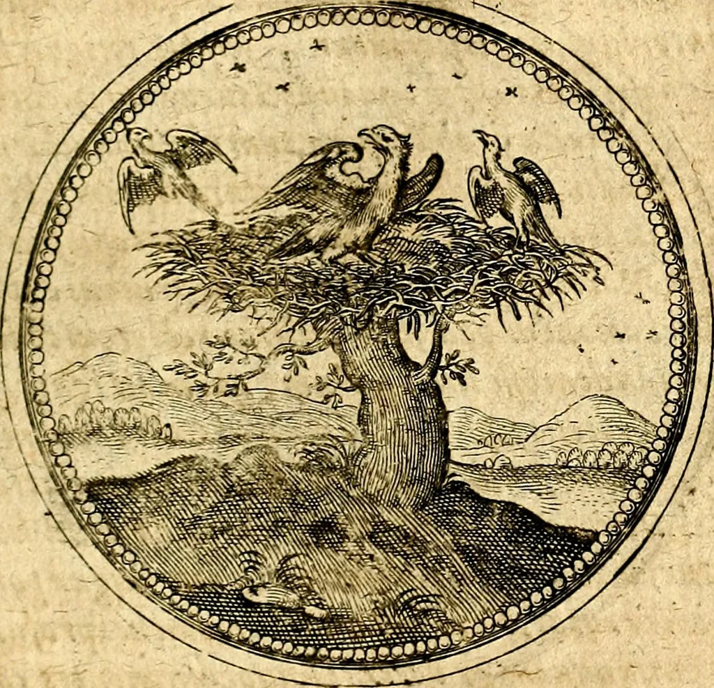 An illustration from Symbolor & emblematum ... centuria una [-quarta], 1661, leaf 436