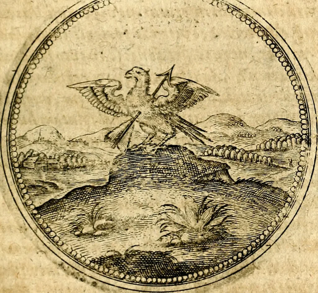 An illustration from Symbolor & emblematum ... centuria una [-quarta], 1661, leaf 440