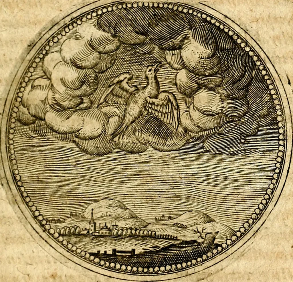 An illustration from Symbolor & emblematum ... centuria una [-quarta], 1661, leaf 442