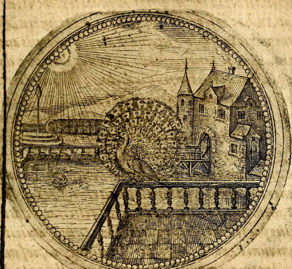 An illustration from Symbolor & emblematum ... centuria una [-quarta], 1661, leaf 454