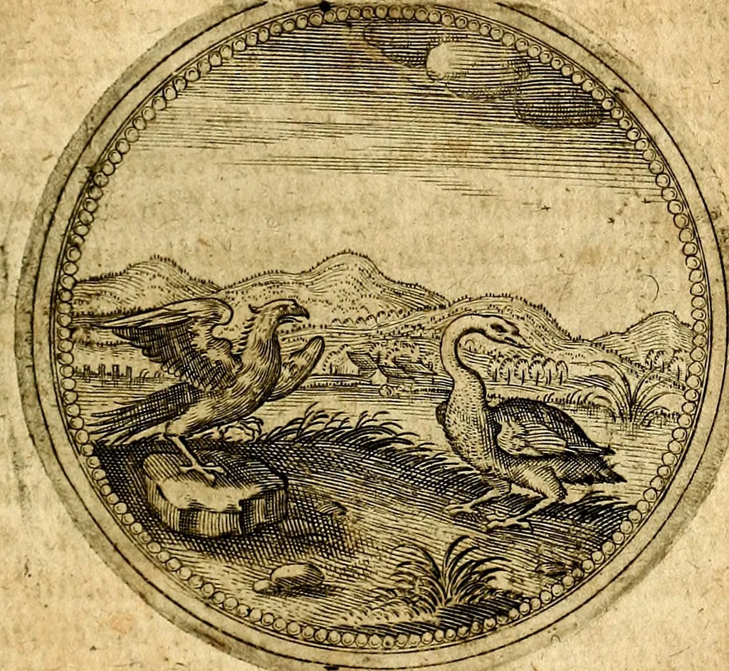 An illustration from Symbolor & emblematum ... centuria una [-quarta], 1661, leaf 466