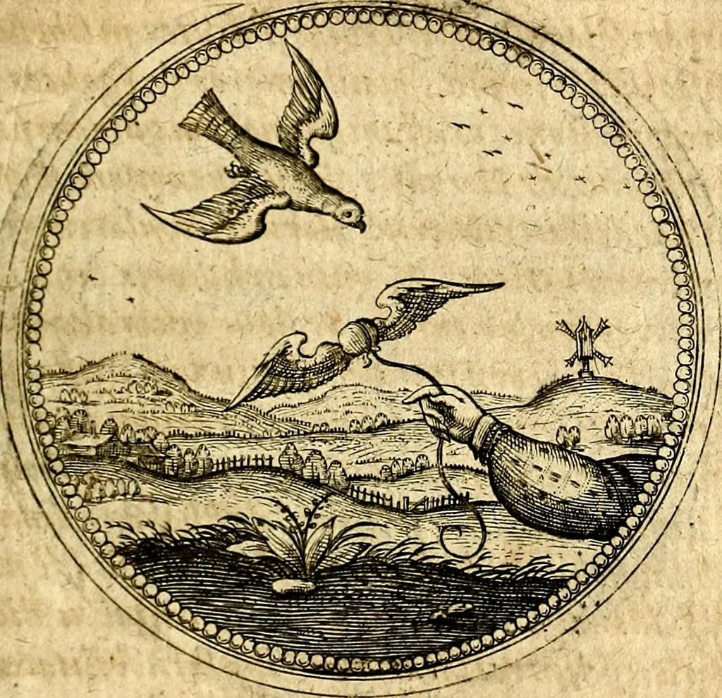 An illustration from Symbolor & emblematum ... centuria una [-quarta], 1661, leaf 472
