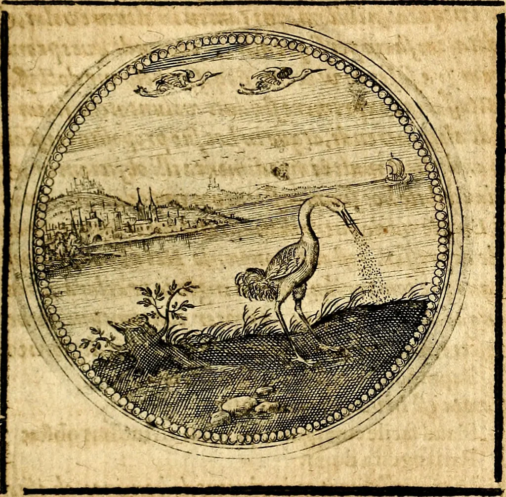 An illustration from Symbolor & emblematum ... centuria una [-quarta], 1661, leaf 474