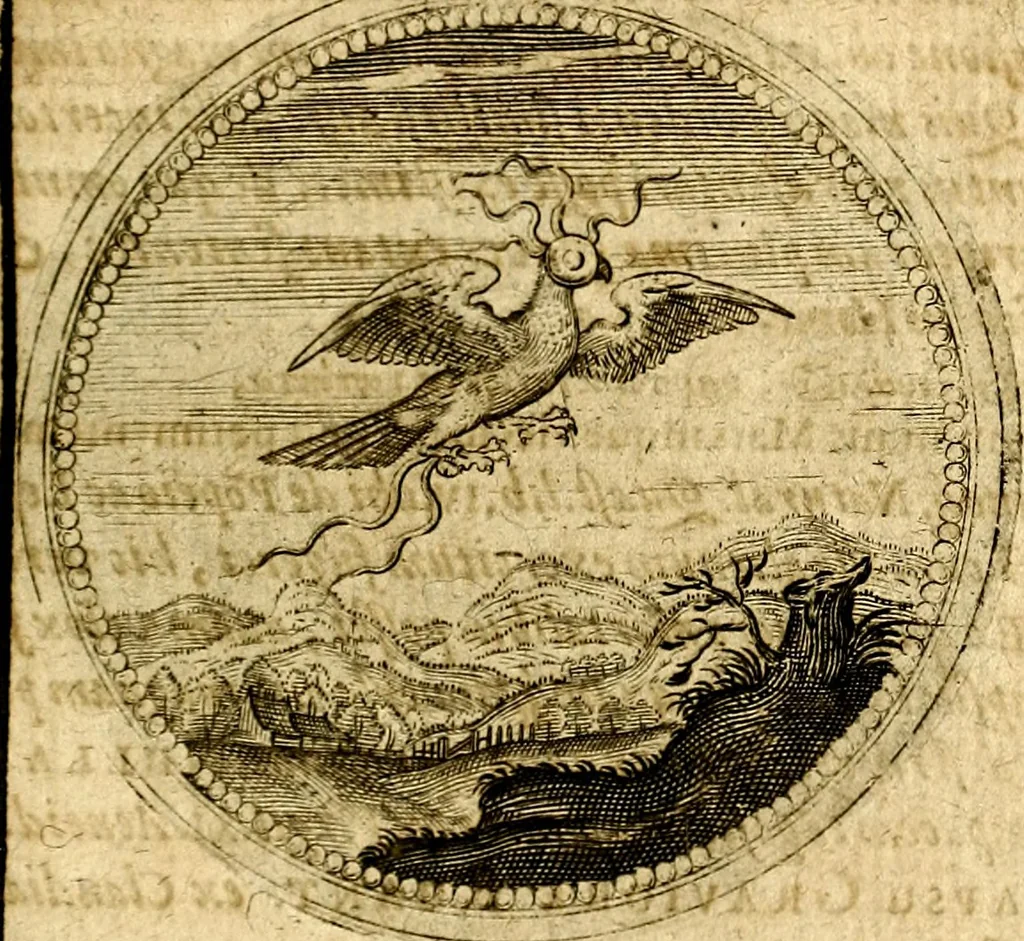 An illustration from Symbolor & emblematum ... centuria una [-quarta], 1661, leaf 476