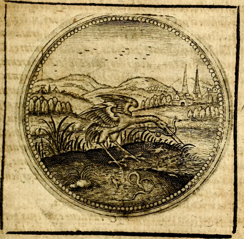 An illustration from Symbolor & emblematum ... centuria una [-quarta], 1661, leaf 492