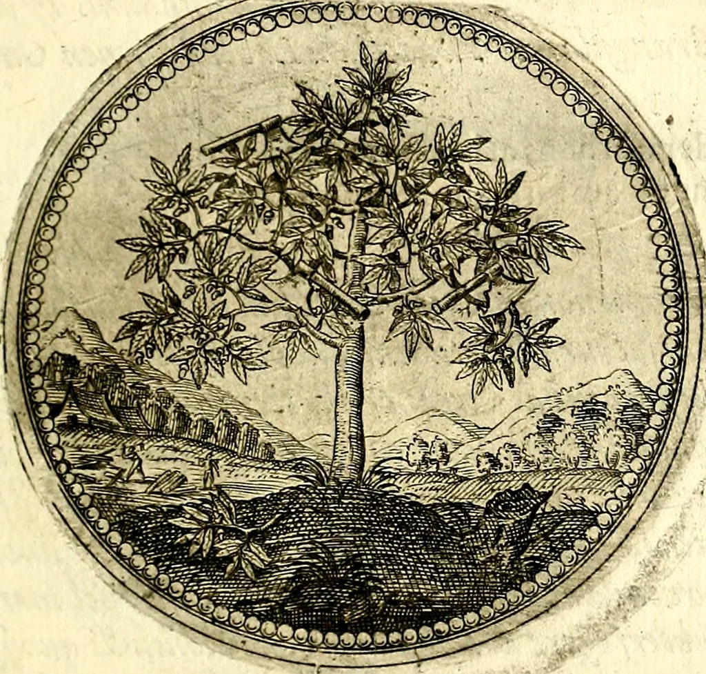 An illustration from Symbolor & emblematum ... centuria una [-quarta], 1661, leaf 52