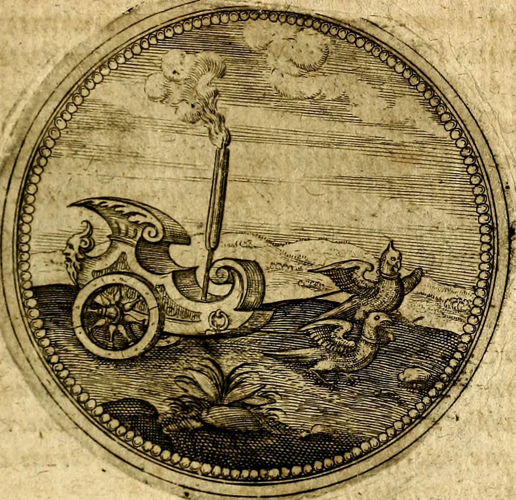 An illustration from Symbolor & emblematum ... centuria una [-quarta], 1661, leaf 534