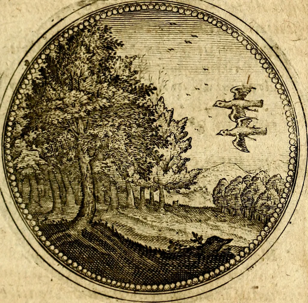 An illustration from Symbolor & emblematum ... centuria una [-quarta], 1661, leaf 536