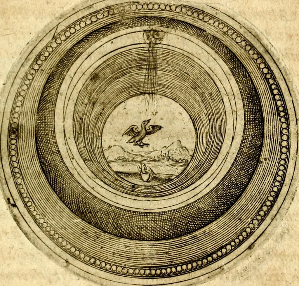 An illustration from Symbolor & emblematum ... centuria una [-quarta], 1661, leaf 544