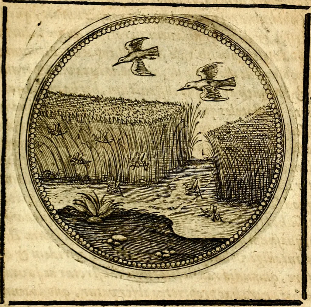 An illustration from Symbolor & emblematum ... centuria una [-quarta], 1661, leaf 546