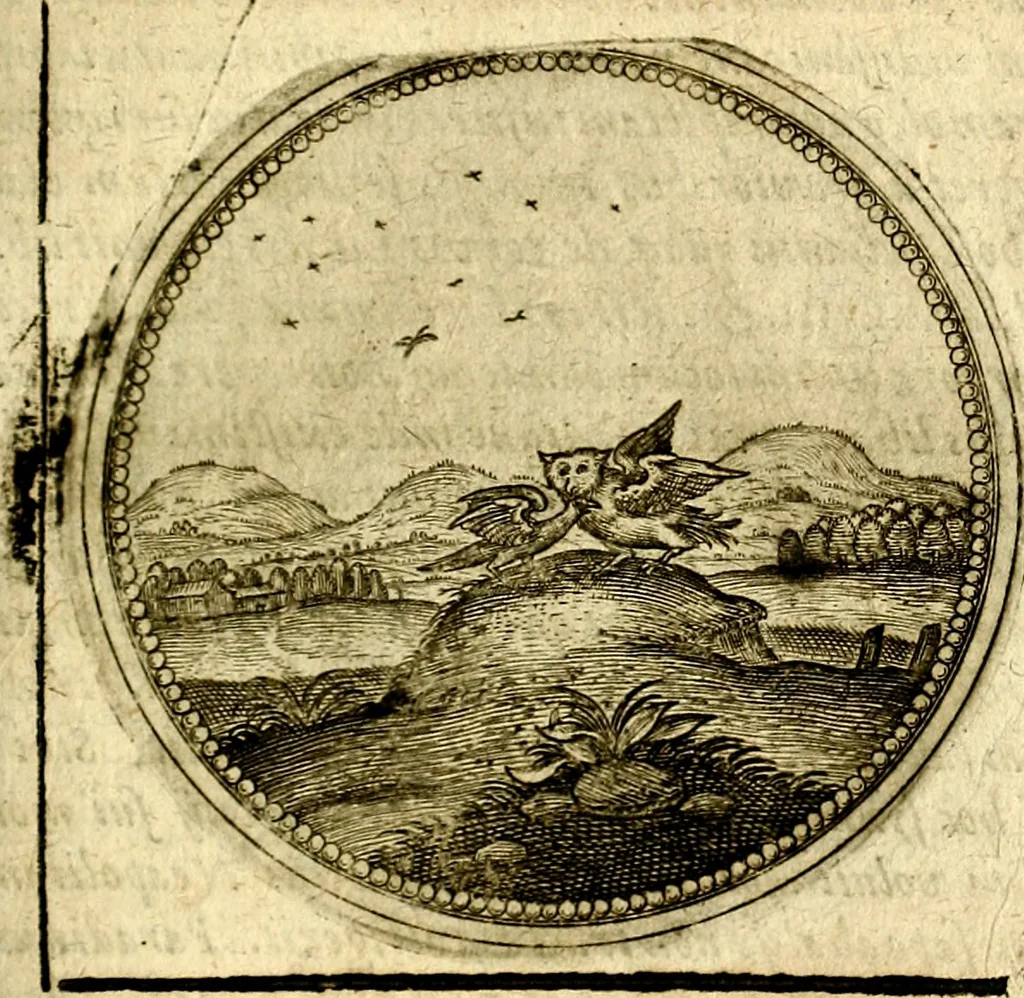 An illustration from Symbolor & emblematum ... centuria una [-quarta], 1661, leaf 570