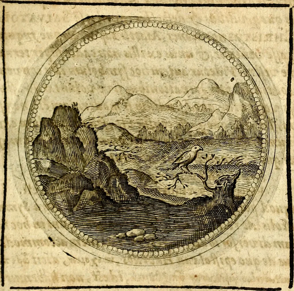 An illustration from Symbolor & emblematum ... centuria una [-quarta], 1661, leaf 580