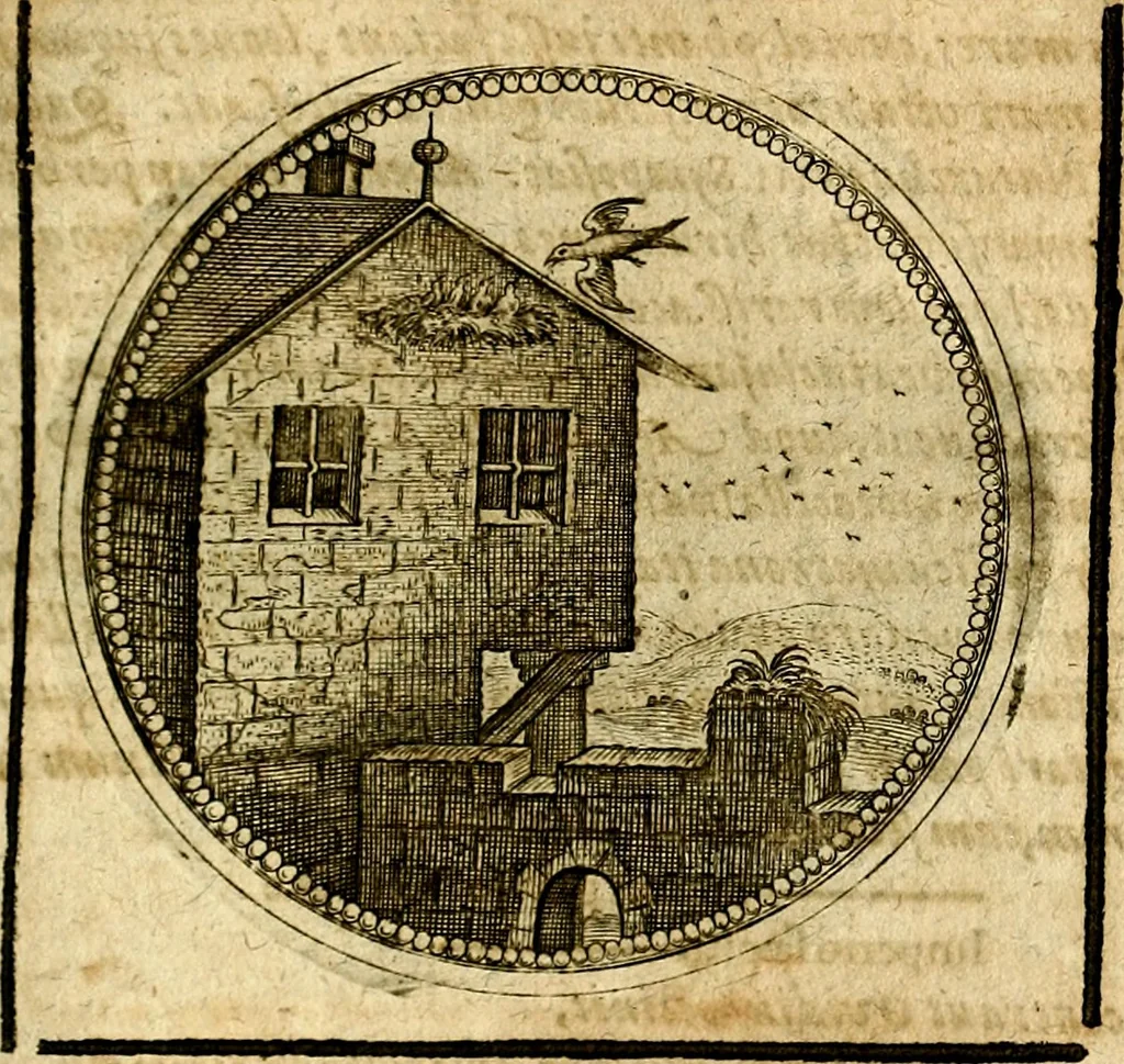An illustration from Symbolor & emblematum ... centuria una [-quarta], 1661, leaf 584