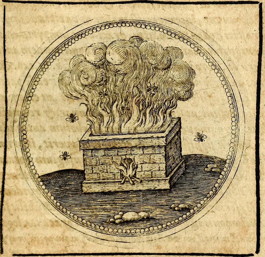 An illustration from Symbolor & emblematum ... centuria una [-quarta], 1661, leaf 600