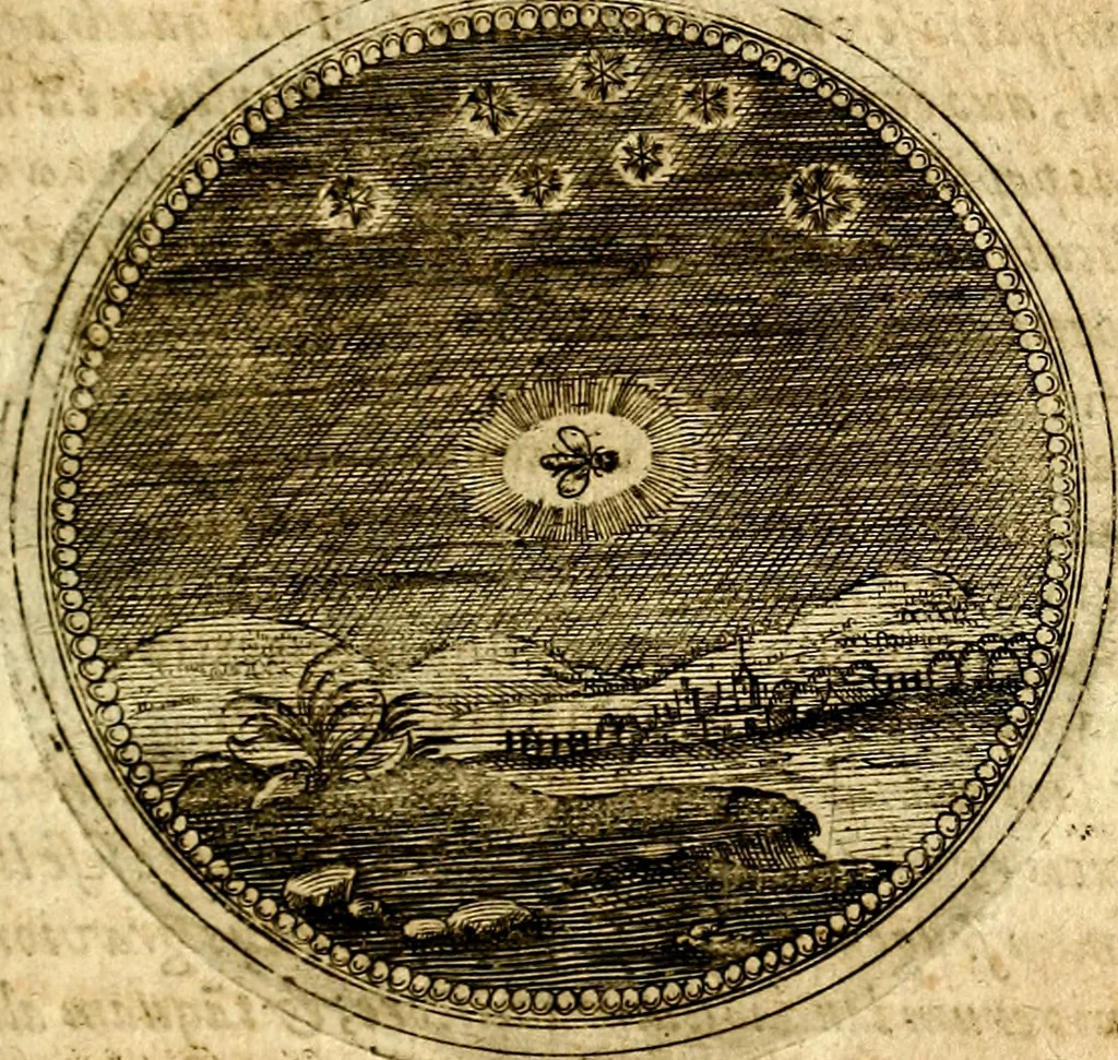 An illustration from Symbolor & emblematum ... centuria una [-quarta], 1661, leaf 602