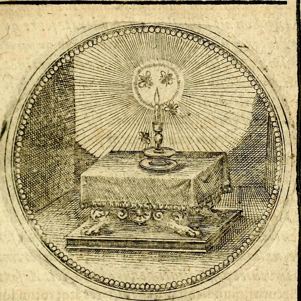An illustration from Symbolor & emblematum ... centuria una [-quarta], 1661, leaf 608