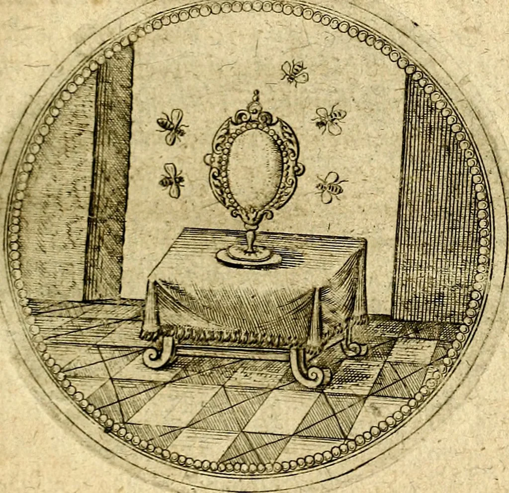 An illustration from Symbolor & emblematum ... centuria una [-quarta], 1661, leaf 610