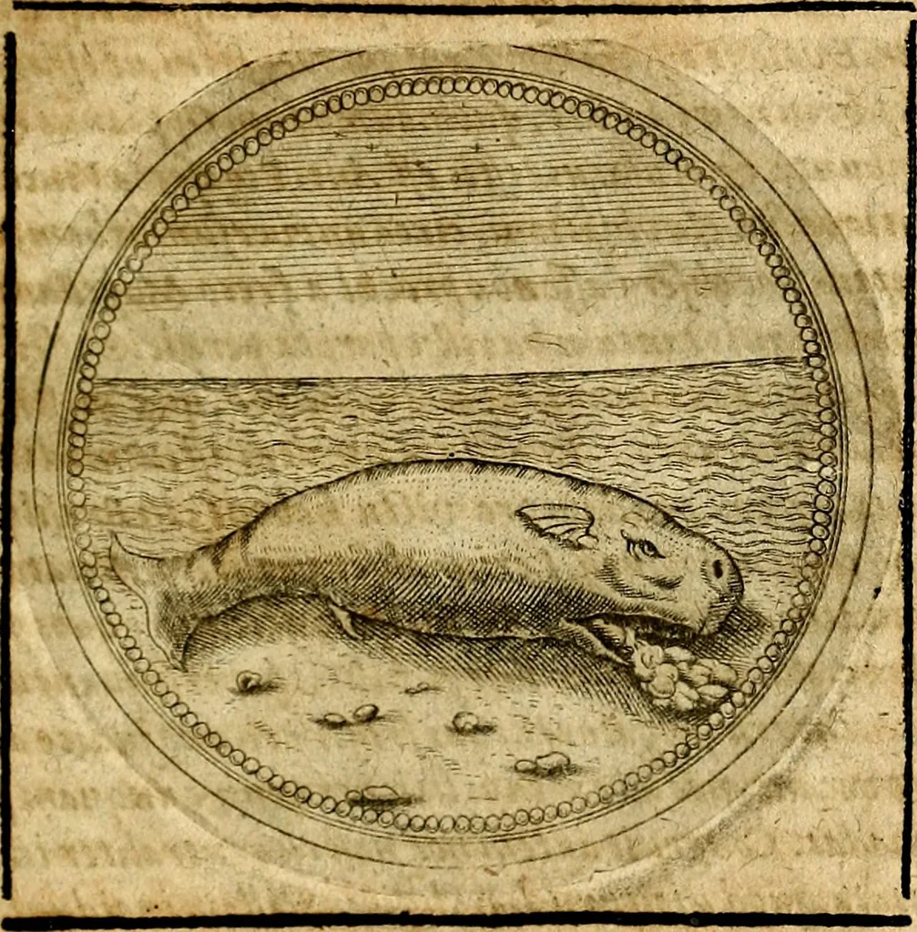 An illustration from Symbolor & emblematum ... centuria una [-quarta], 1661, leaf 634