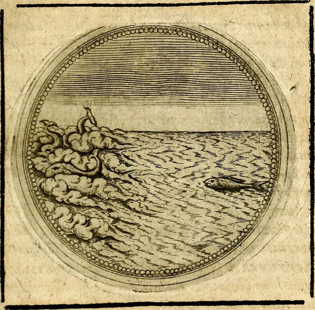 An illustration from Symbolor & emblematum ... centuria una [-quarta], 1661, leaf 650