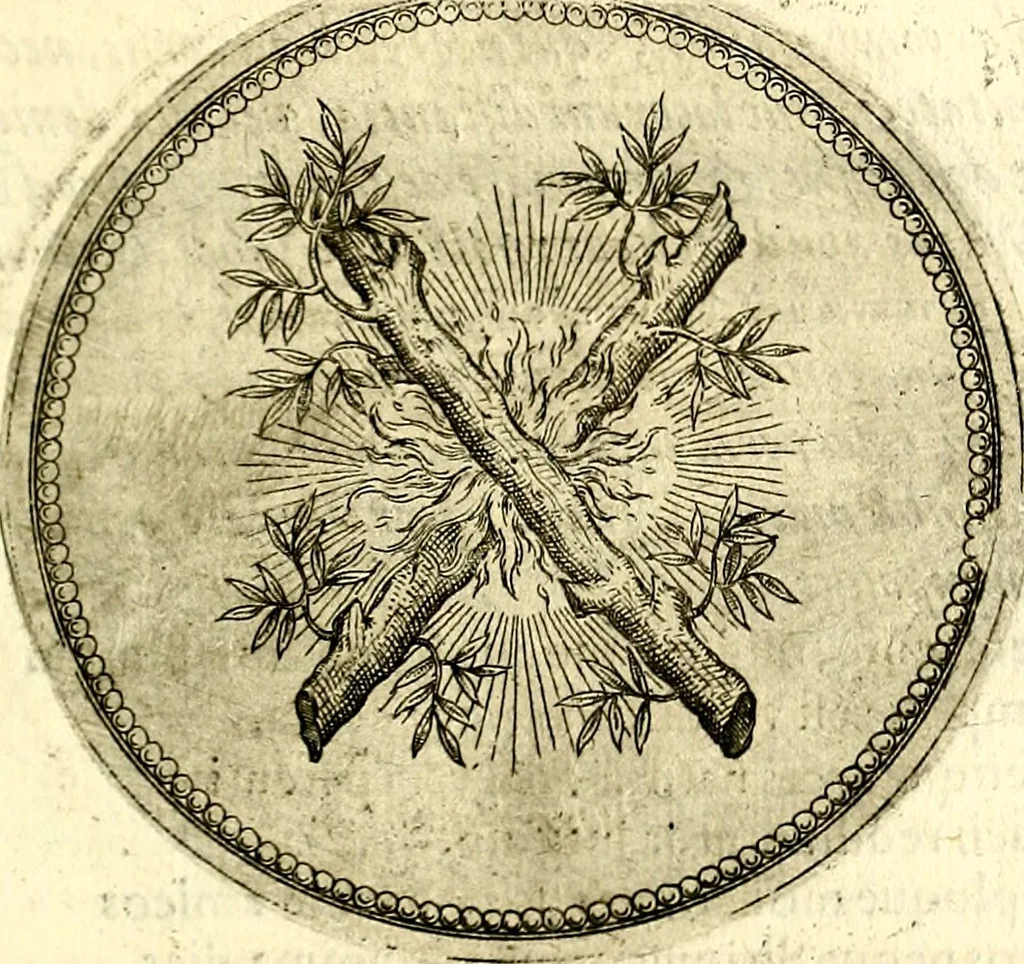 An illustration from Symbolor & emblematum ... centuria una [-quarta], 1661, leaf 68