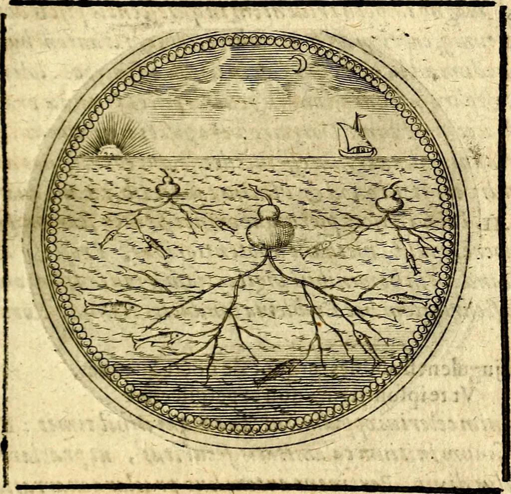 An illustration from Symbolor & emblematum ... centuria una [-quarta], 1661, leaf 684