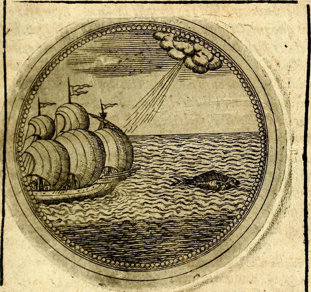 An illustration from Symbolor & emblematum ... centuria una [-quarta], 1661, leaf 694