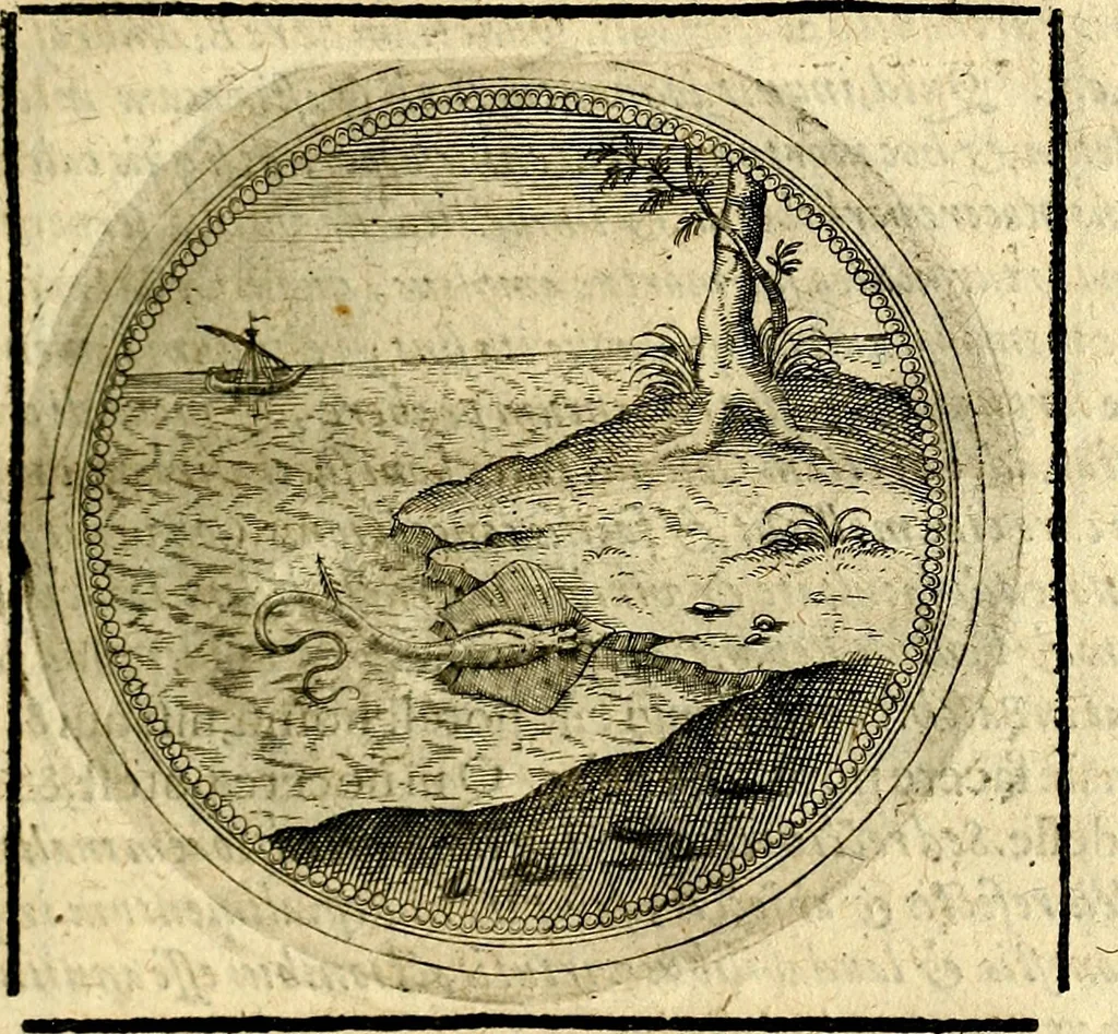 An illustration from Symbolor & emblematum ... centuria una [-quarta], 1661, leaf 706