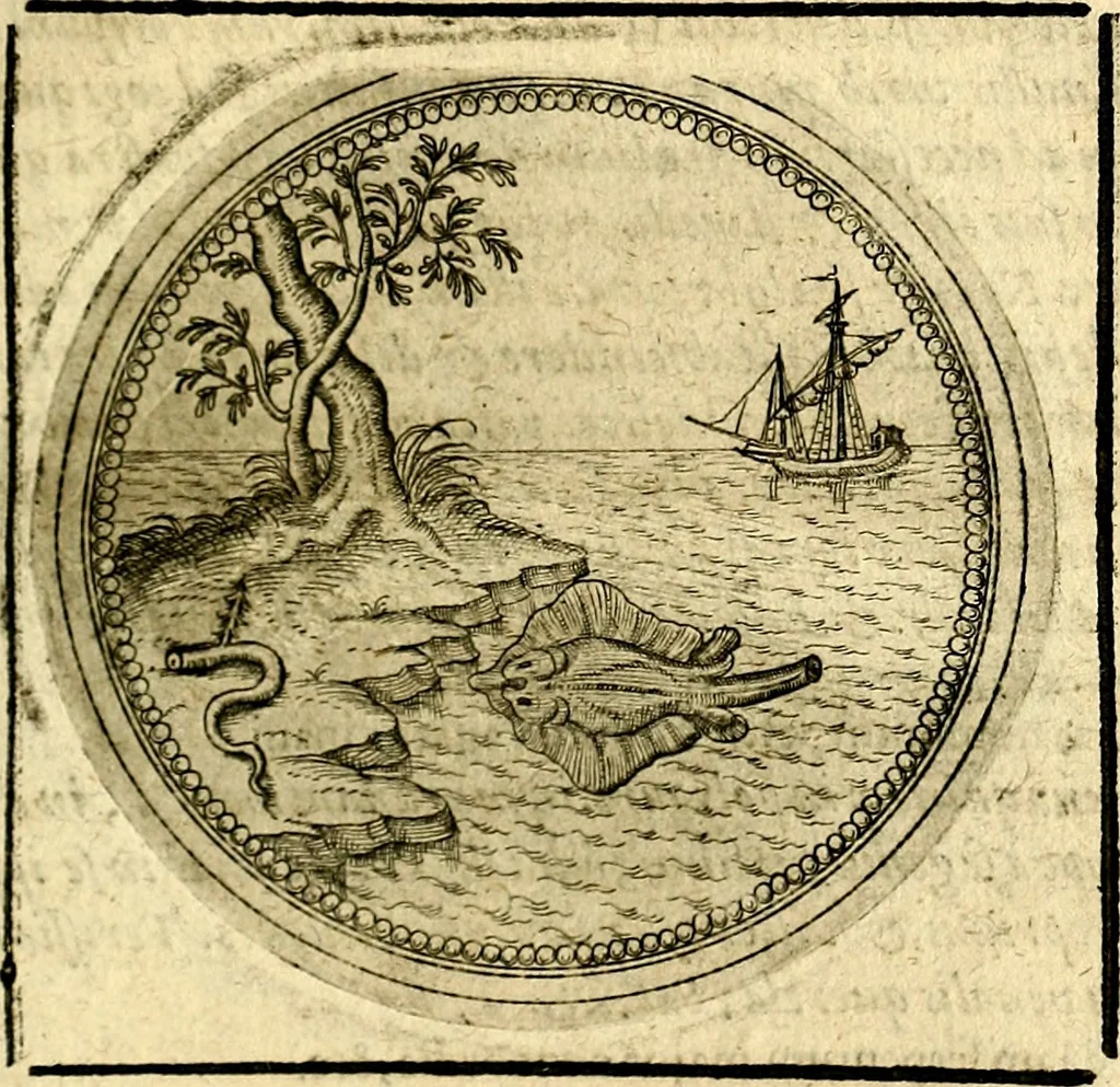 An illustration from Symbolor & emblematum ... centuria una [-quarta], 1661, leaf 708