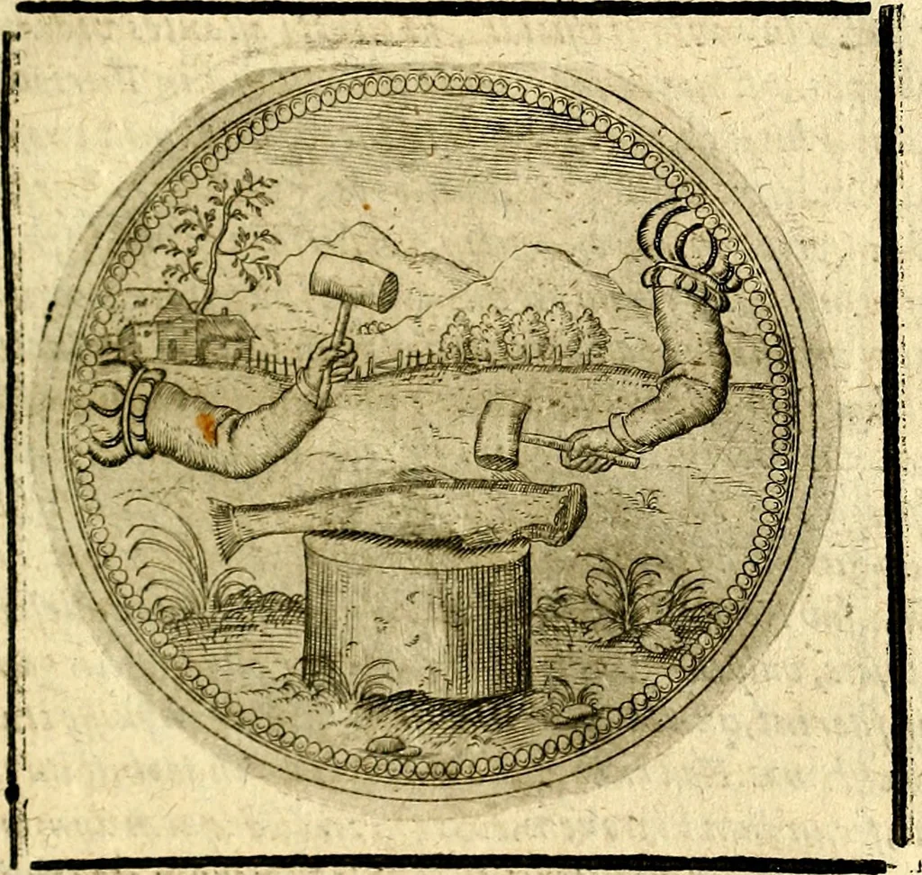 An illustration from Symbolor & emblematum ... centuria una [-quarta], 1661, leaf 716