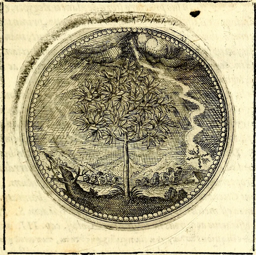 An illustration from Symbolor & emblematum ... centuria una [-quarta], 1661, leaf 72