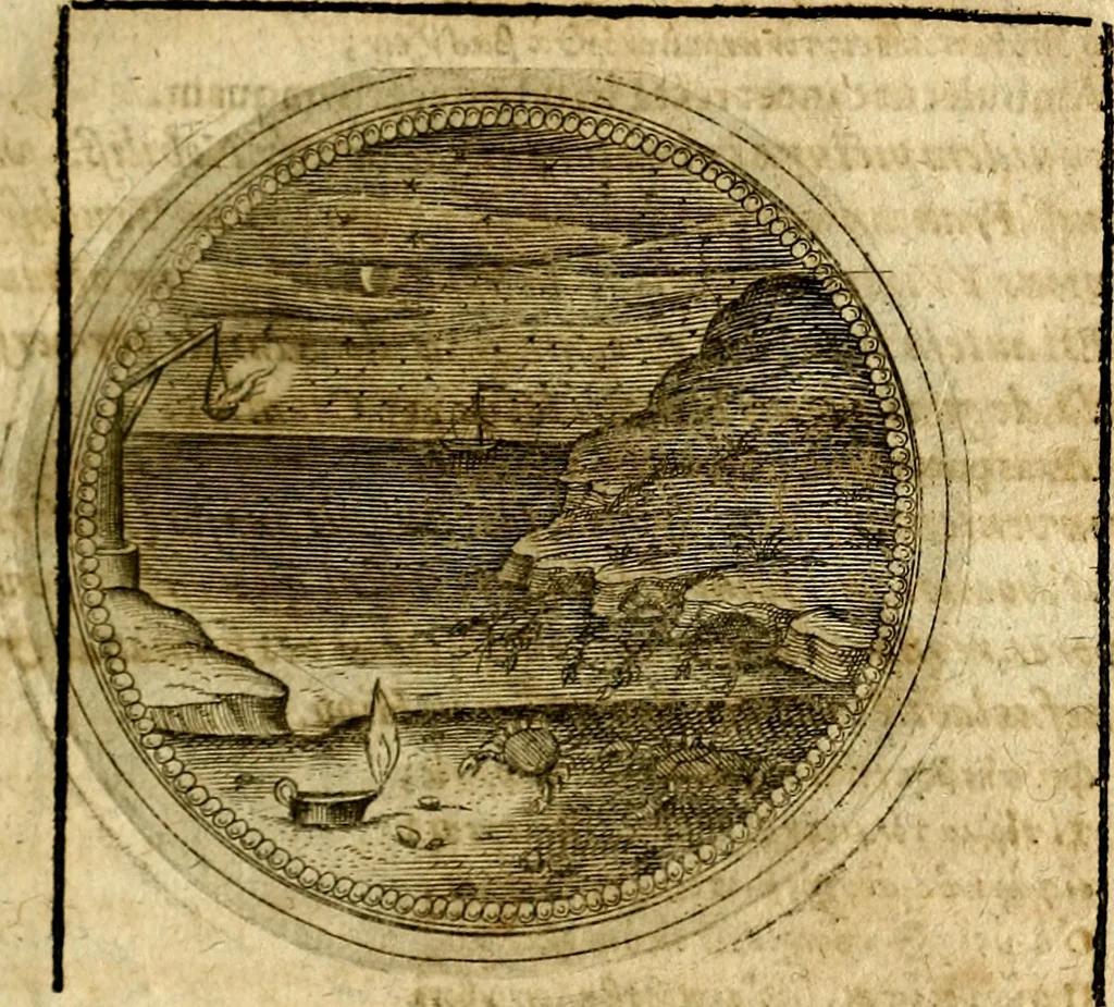 An illustration from Symbolor & emblematum ... centuria una [-quarta], 1661, leaf 730