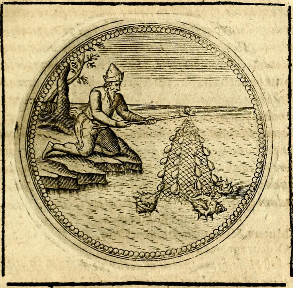 An illustration from Symbolor & emblematum ... centuria una [-quarta], 1661, leaf 746