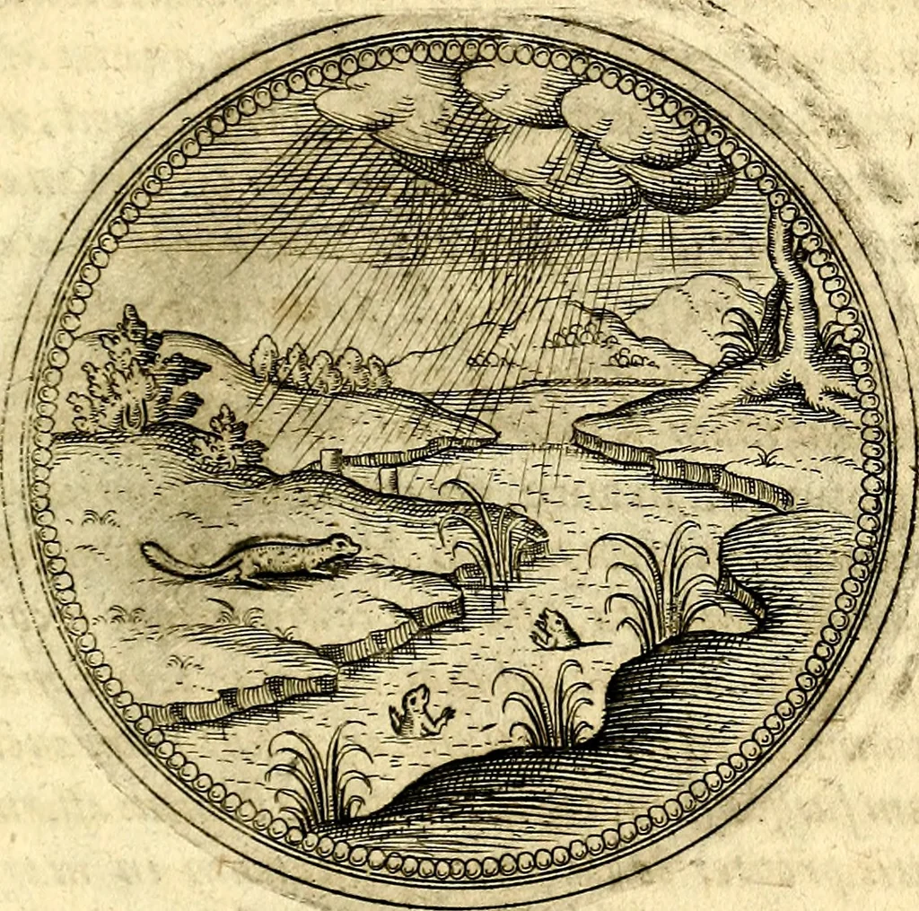 An illustration from Symbolor & emblematum ... centuria una [-quarta], 1661, leaf 764