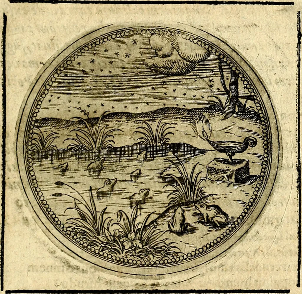 An illustration from Symbolor & emblematum ... centuria una [-quarta], 1661, leaf 770