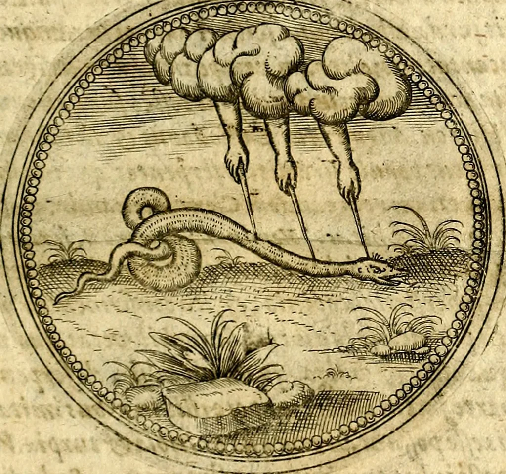 An illustration from Symbolor & emblematum ... centuria una [-quarta], 1661, leaf 792