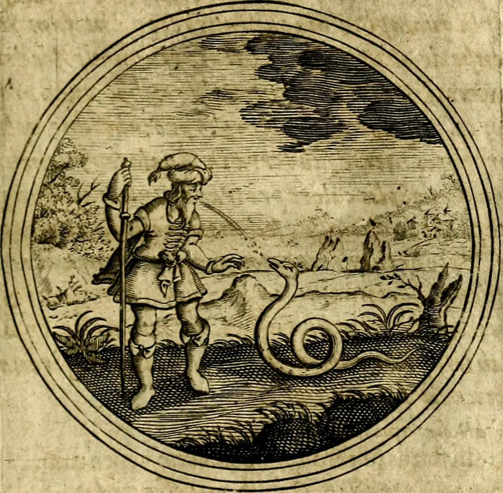 An illustration from Symbolor & emblematum ... centuria una [-quarta], 1661, leaf 796