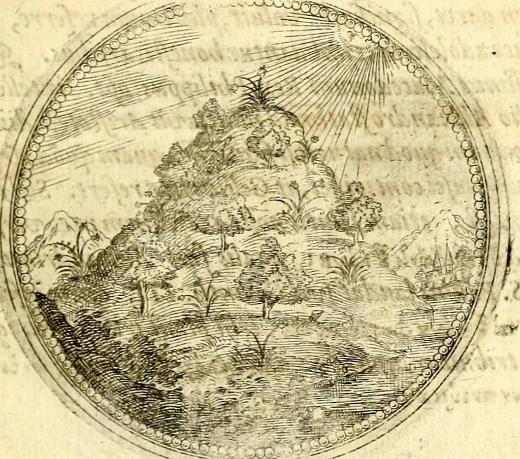 An illustration from Symbolor & emblematum ... centuria una [-quarta], 1661, leaf 8