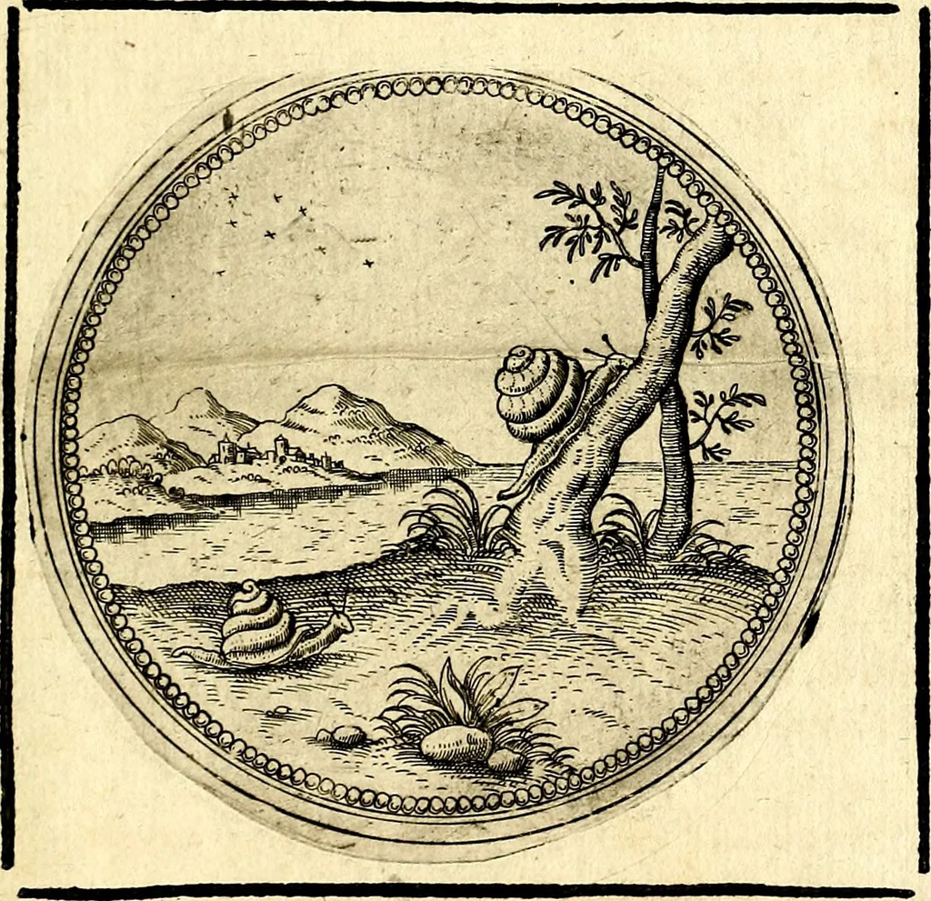 An illustration from Symbolor & emblematum ... centuria una [-quarta], 1661, leaf 824