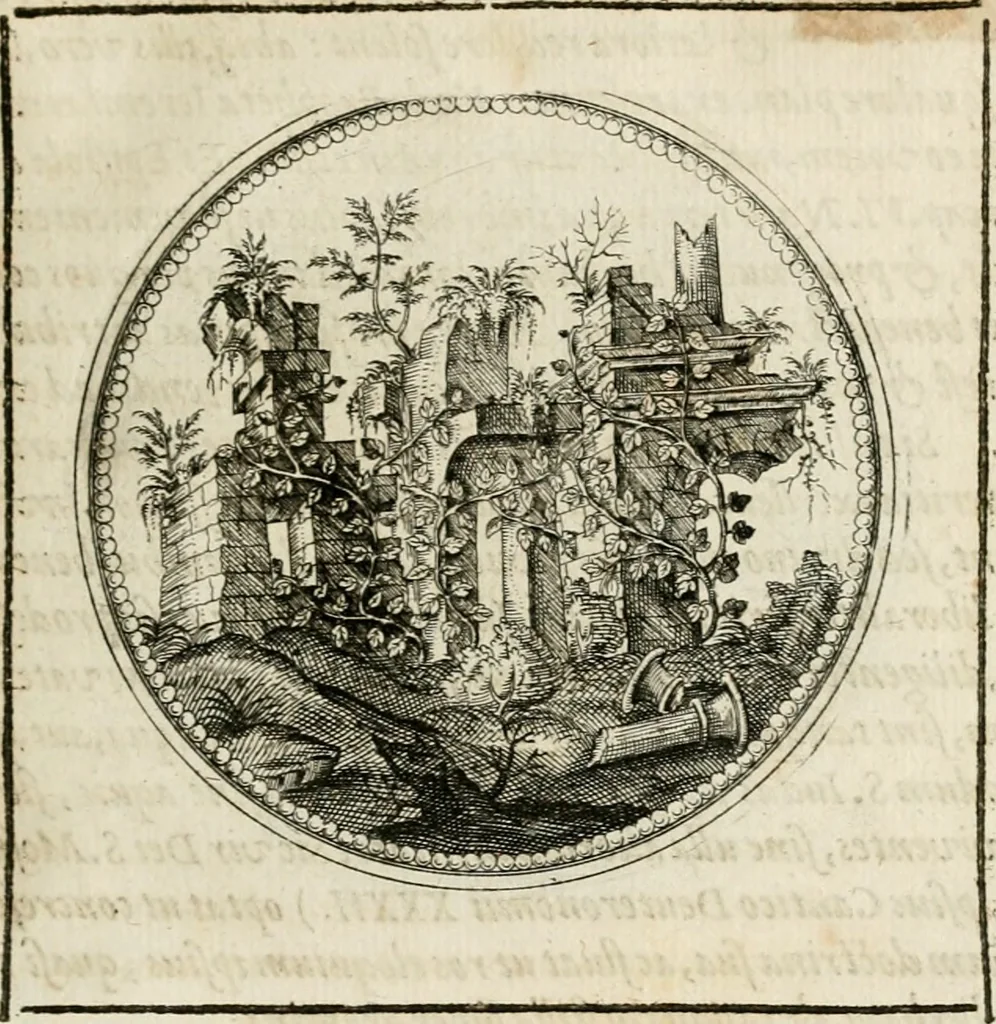An illustration from Symboloru[m] & emblematum ex re herbaria desumtorum centuria vna[-quarta] collecta, 1654, leaf 114