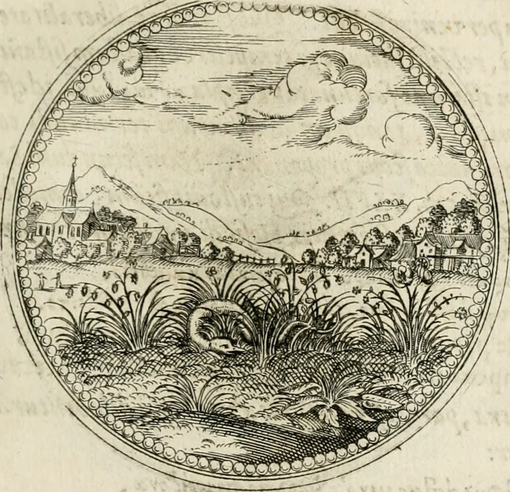 An illustration from Symboloru[m] & emblematum ex re herbaria desumtorum centuria vna[-quarta] collecta, 1654, leaf 186