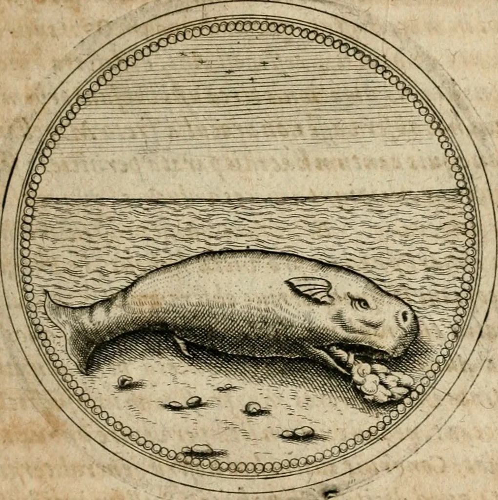An illustration from Symboloru[m] & emblematum ex re herbaria desumtorum centuria vna[-quarta] collecta, 1654, leaf 222