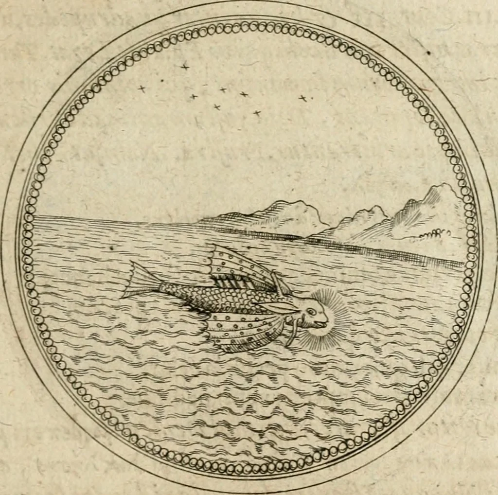 An illustration from Symboloru[m] & emblematum ex re herbaria desumtorum centuria vna[-quarta] collecta, 1654, leaf 248